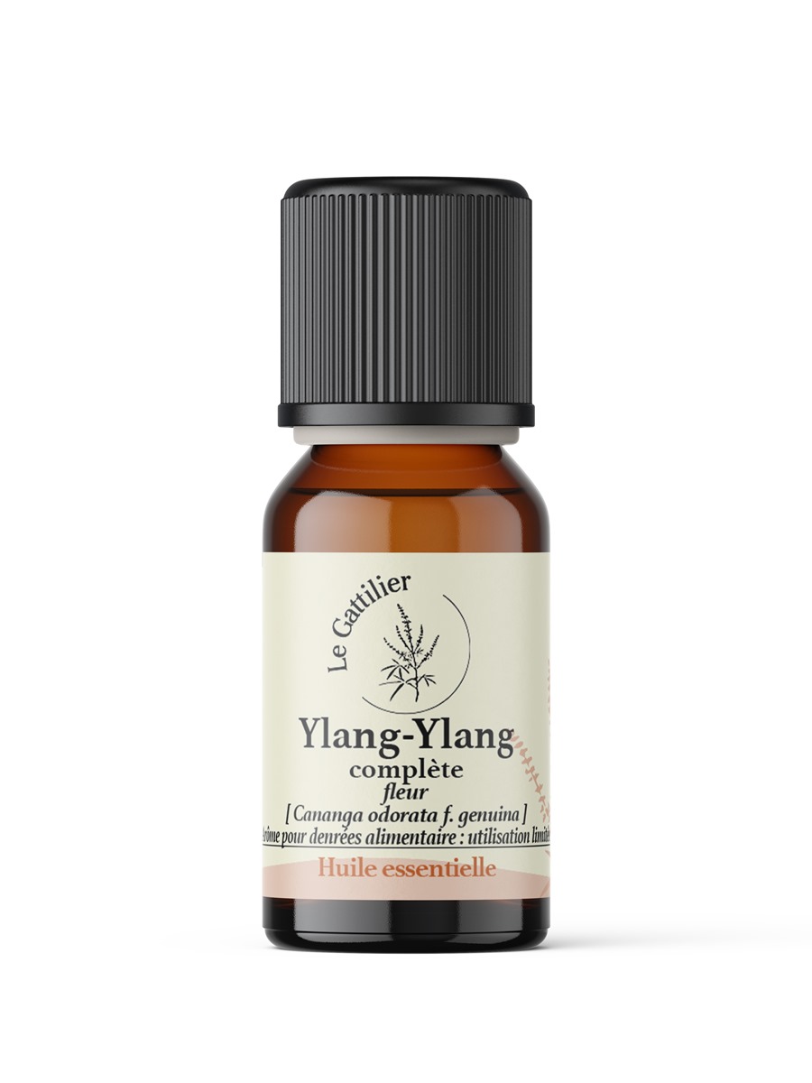 Huile essentielle Ylang Ylang complète de Madagascar, pure et naturelle -  10 ml