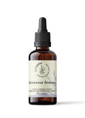 JEUNESSE FEMME: COMPLEXE FRAMBOISIER ET GATTILIER certifié Bio, N&P, Demeter (Origine France)