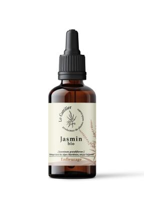 JASMIN DE GRASSE CONCENTRE EN FLEURS DE JASMIN FRAICHES Bio , N&P, Demeter (Origine France).